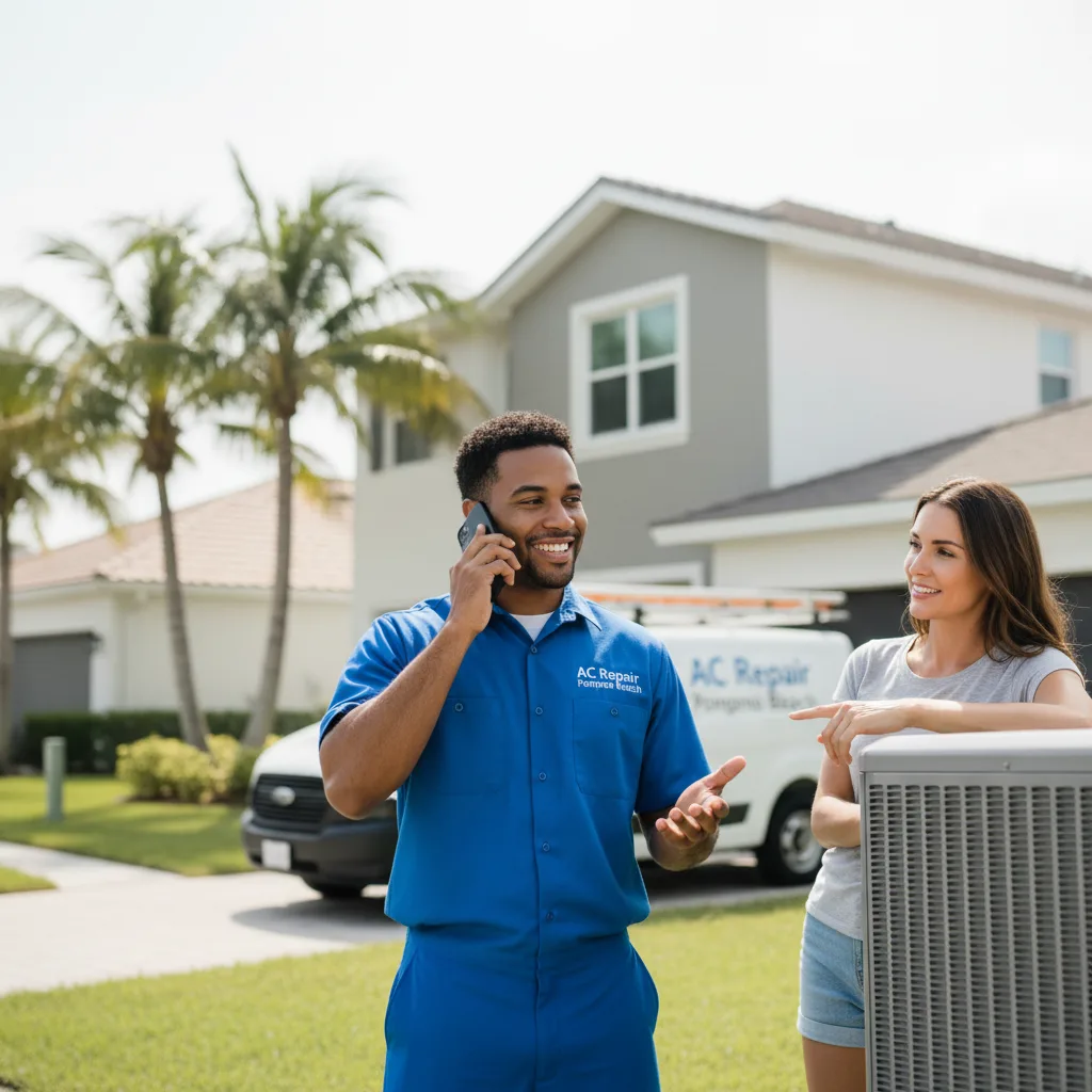 AC Repair Pompano Beach customer support in Gerry